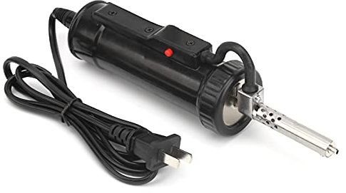 ALQSIM Electric Vacuum Solder Sucker, 30W Automatic Portable Desoldering Pump with 3 Soldering Suction Tips & Suction, Professional Handheld Solder Removal Tool for DIY, Repairing, Welding