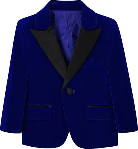 mintgreen Boys Suit Blazer, Kids Wedding Slim Fit Velvet Suit, 7-14 Years | Kids Wedding Velvet Suit Tuxedo Blazer