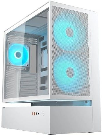 Cougar CFV235 Mesh - ARGB Mid-Tower Case - White