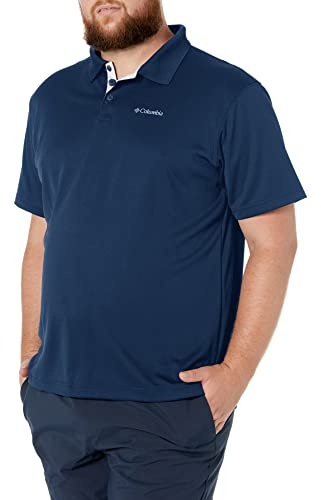 Columbia Utilizer II, Camicia a maniche corte tinta unita, Uomo, Blu (Collegiate Navy), XL, Art. 1577762