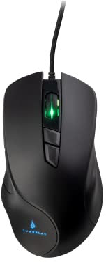 Surefire Martial Claw Gaming Mouse, Gaming Mouse with RGB Lighting, PC Mouse with 7 Programmable Buttons, Wired Mouse, 7200 DPI Computer Mouse with 1.8 m Cable