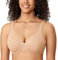 DELIMIRA Women's Minimiser Bra Plus Size Underwired Full Cup Non Padded Seamless Support T Shirt Bra Taupe Tan 38E