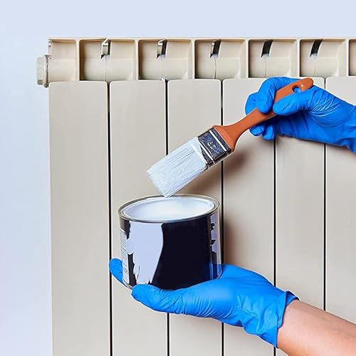 VIRSUS Vernice Smalto per Caloriferi 9069, Capacità 500ml, Colore Bianco Satinato, vernice resistene alle alte temperature, non ingiallisce, smalto per Termosifone (2)