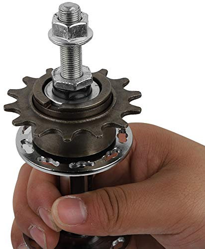Gonetre Hinterachse Fahrrad Achse Hinterrad, 17.5×3.6CM Ø 5.3CM / 2.09 Inch Universal Fahrrad 36 Löcher Hinterrad Nabe Kassette Ersatz, Schraubenende d Achse