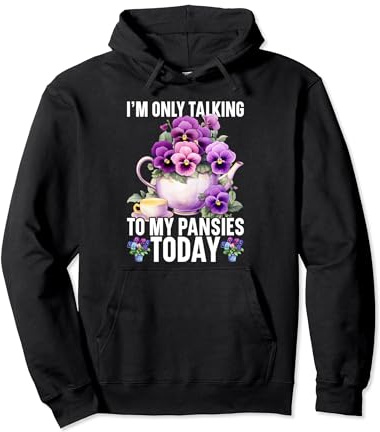 Pansy Seeds for Planting Pansy Flower Seeds Pansies Pullover Hoodie