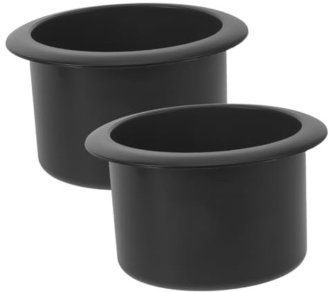 YOSADIER 2piezas Soporte De Vaso para Vehículos Porta Vaso para Sofás y Autocaravanas Estable y Fácil De Instalar Plástico Resistente Portavasos Antivibración para y RVs