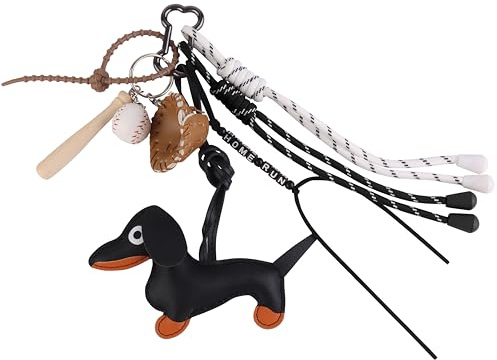 Georgie Porgy Taschenanhänger Schlüsselanhänger Handtaschen Zubehör für Damen Bag Charm Schultasche Rucksack Sporttasche Cute Keychain Geschenke für Mädchen