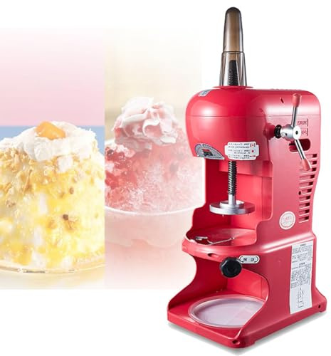Electric Ice Crusher Machine, High Efficiency 90kg/h Output, Adjustable Ice Fineness, Ideal for Cocktails and Smoothies