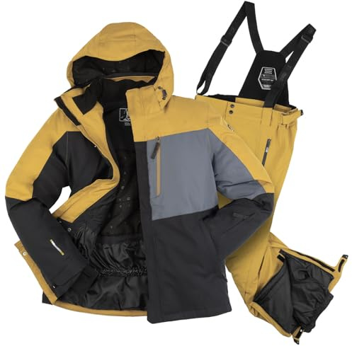 Killtec Herren Skianzug - aus Skijacke und Skihose - mit 10000mm Wassersäule - wasserdicht, winddicht, atmungsaktiv