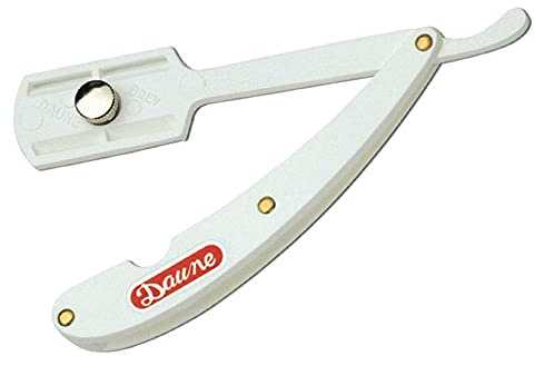 Rasoio da Barba Professionale Daune, Classico, Plastica, Tutti, Uomini appassionati di rasatura tradizionale, Unisex adulti, Nero