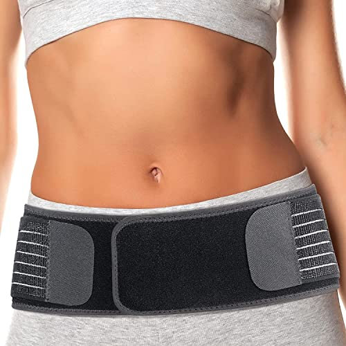 Thx4COPPER Ceinture Sacro Iliaque Hanche en Élastique, Ceinture de Soutien Lombaire pour Homme et Femme, pour Support Scoliose, Soutien pour Sciatique - L