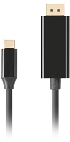 Adaptateur USB C vers DisplayPort Lanberg CA-CMDP-10CU-0030-BK 3 m Noir