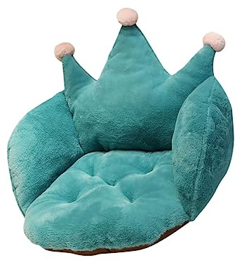 Ciieeo Kronen Sitzkissen Verdickt, Plüsch Pp Baumwolle, Warm Blau | Zuhause und Esszimmer, Rutschfest und Pflegeleicht, Komfortabel Weiche Oberfläche