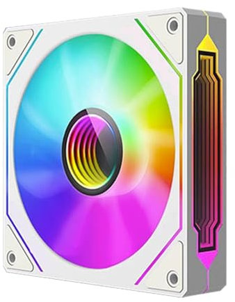 TZMRIT Prism 4 Pro Reverse Flow RGB & ARGB 120mm Fan, 4PIN Mirror PWM Fan