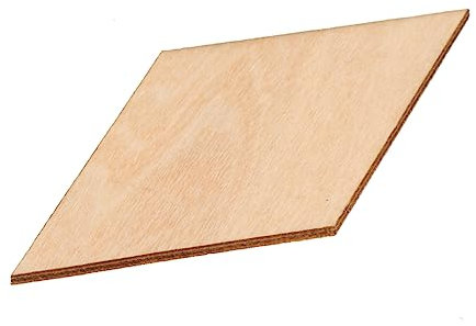 DIYEAH 30stücke Holzscheiben Diy Bastelzubehör Holzornamente in Rautenform Holzspäne Für Heimdekoration Und Partydekoration Aus Hochwertigem Holzmaterial