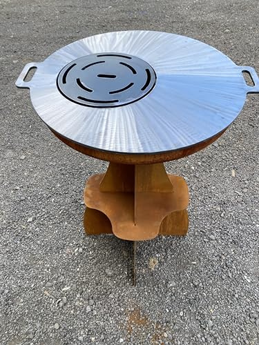 Brasero plancha Acier corten Barbecue