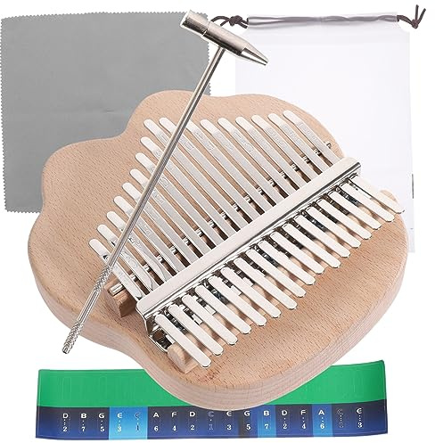 CORHAD Kalimba Tasten Fingerklavier Tragbares Daumenklavier Musikinstrument für Junge Mädchen Anfänger Kleine Daumenklavier Einfach zu Bedienen