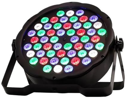DJ Stage Light, LED 54x3W RGB Stage Light Party Disco Bar Nightclub Projector Lamp Voice Control Flash DJ Strobe Lightings Uplights for Events