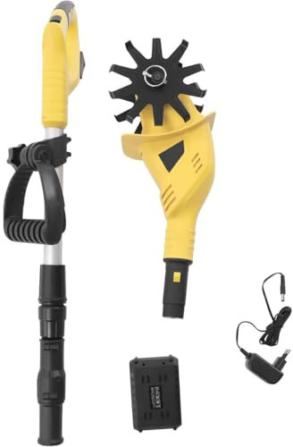 GAYAYAS Motocoltivatore Rotavator Senza Fili, Potente coltivatore del Terreno, Larghezza di Lavoro di 10 cm, profondità di aratura di 10 cm, per Il Giardino, orti