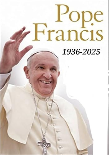 Aimant de réfrigérateur commémoratif du Vatican Papa Francesco - Idée cadeau faite à la main - Environ 6 x 7 cm - Pas d'impression 3D - Plastique laminé fait à la main - Pas 3D