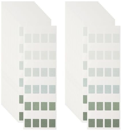 PATIKIL 480 Stück Grün Kleberegisterkarten Tab Marker, 12 x 27mm Halbtransparente Haftstreifen zum Markieren von Büchern und Texten - Leicht entfernbar, rückstandslos, papierschonend