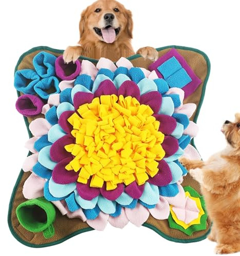 Futtermatte für Haustiere, rutschfeste Schnüffeldecke, interaktive Schnüffelunterlage, Hundewelpen, Katzen, Kaninchen, Training, Stressabbau, unterhaltsame Beschäftigung, langlebig, waschbar, tragbar,