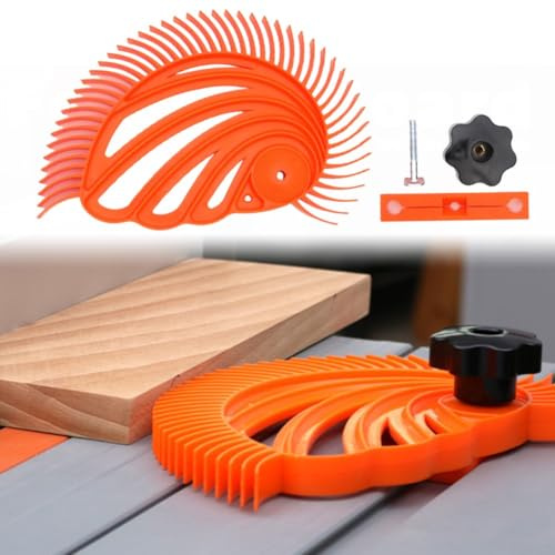 Tavola piuma per sega da tavolo e router, in lega ABS, guida di taglio stabile per intaglio preciso del legno e progetti di officina fai da te