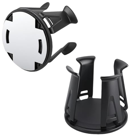 2Pcs Car Cup Holder Insert,Cup Holder for Cars,Self-Adhesive Automotive Drink Holder Expander,Non-Slip Cup Holder Liner for Fixing Water Bottles,Cans,Coffee Cups,Secure and Stable Design