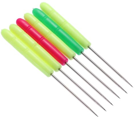 RORPOIR Agujas de Trazar y Papel de Quilling Juego de 6 de Plástico Herramienta Ligera y Portátil Color Aleatorio para Decoración de Pasteles para Manualidades y Modelado