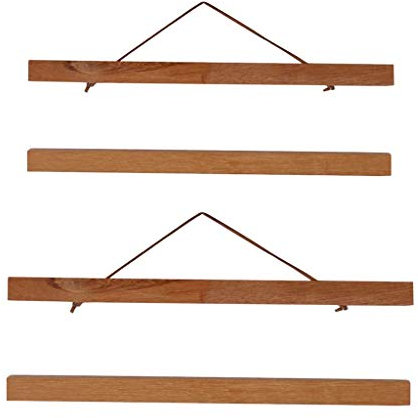 Tubayia 2 Set Holz Magnetische Posterleiste Posterhalter Foto Plakat Malerei Bilderrahmen für Wohnzimmer Schlafzimmer