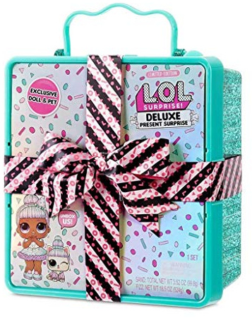 LOL Surprise Limitierte Auflage Sprinkles Puppe und Haustier - Mit Mode, Spritzigen Überraschungen und Accessoires - Deluxe Present Surprise
