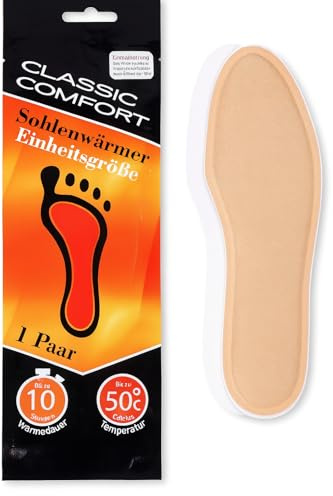 Fußwärmer für Schuhe Pads für warme Füße im Winter bis zu 10 Stunden 50°C