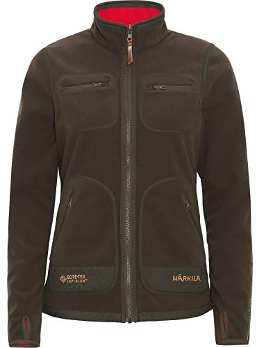 Härkila Kamko Fleecejacke für Damen – Wendejacke aus weichem Microfleece mit Gore-TEX INFINIUM™ Windstopper, Wasser- & schmutzabweisend, verstellbar