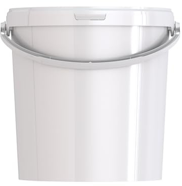 Lubrisolve White Round 5 litre Bucket and Lid