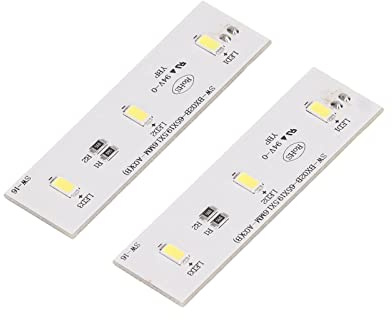 Dpofirs Barra de Tira de Luz LED para Refrigerador, 6000 a 6500 K, Luces LED para Armario, Repuesto de Luz LED para Refrigerador Frestec Electrolux Homa TCL Refrigerador SW BX02B