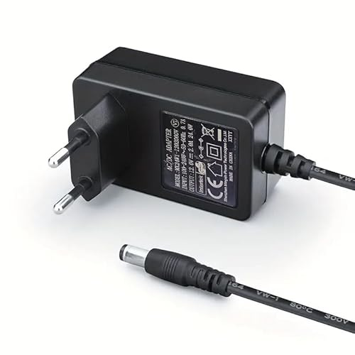 CABLEPELADO Netzteil 6 V 2 A, Ladegerät Mit DC-Anschluss 5,5 x 2,1 mm, Schwarz