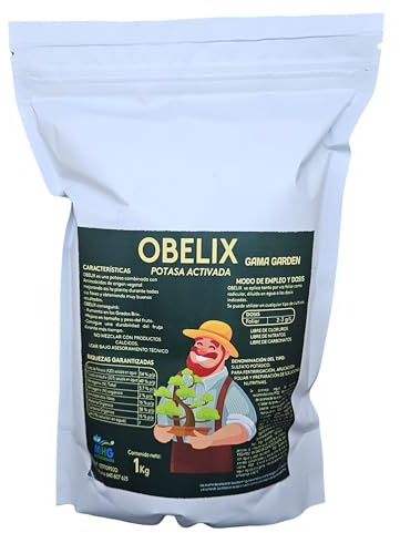 OBELX - Fertilizante Completo PREMIUN con Óxido de Potasa 54% y Trióxido de Azufre 49% - Promueve el Crecimiento, aumente el engorde, la maduracion del fruto y limpia el suelo, 500 Gramos