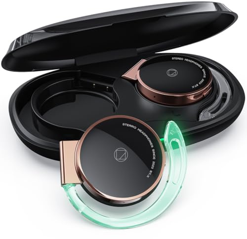 BEVCEFCC On Ear Kopfhörer Mit 4 Mikrofon, Open Ear Ohrhörer Bluetooth 5.3, Wireless Over Ear Kopfhörer, Sport Headphones Clip on Earbuds, 40 Std Kabellose Headphones