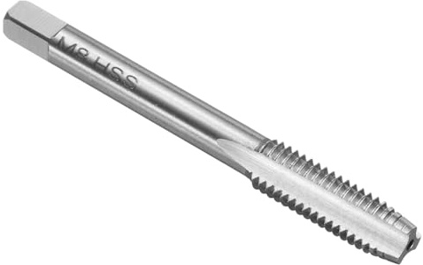 QUARKZMAN Hand Gewindebohrer, M8x1,25 Metrisch Gewindeschneider, Rechtshänder Legierter Werkzeugstahl, Geradnut-Mittelschneider (MB)