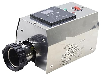 DIGNIFE Pool Heater, 3KW Pool Heater Electric Swimming Pool And SPA Bath Heating Tub Water Heater Thermostat Swimming Pool Accessories