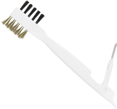 ANDRESLAD Gas Stove Scrub Brush with Needle for Gas Cleaning Cooktop and Pot Pan Bottom Cleaner Household Cleaning Tool for Oil Stains and Burn Marks Removal
