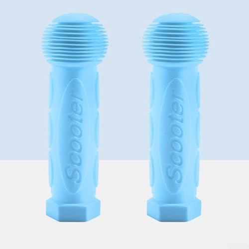 Pumixiy Empuñaduras de goma para bicicleta para niños, para manillar de bicicleta y scooter, par de empuñaduras antideslizantes en varios colores, compatible con triciclo y bicicletas infantiles