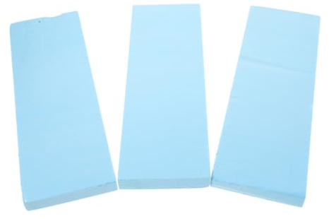 PACKOVE 3pcs High Density Polystyrene Foam Diorama Base Boards for Model Building and Crafting, Rectangular Shape Providing Stable Support, for Creating Miniature Scenery and DIY Art