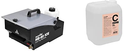 EUROLITE Set NB-60 + Smoke Fluid -C2D- 5l | Kompakte Bodennebelmaschine mit 600 W und Timer inklusive 5l Smoke Fluid