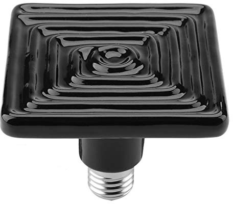 Semme Lampada riscaldante Rettile, Lampada a infrarossi per Animali Domestici Lampada Termica emettitore di Calore a infrarossi per lucertole/Animali di Tartaruga Riposo E27 220V-230V (150W)