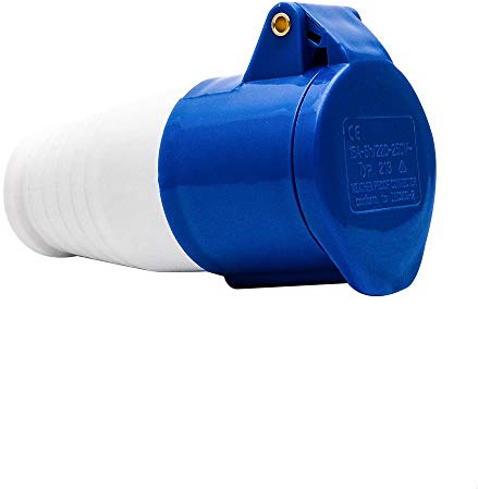 Spina e presa industriale blu BE-TOOL 32A 220v IP44 Spina e presa a muro per siti industriali a 3 pin Presa impermeabile IP44 per connettore 2P + terra maschio/femmina (#223)
