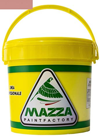 MAZZA Pittura Al Quarzo Per Muri Interni Ed Esterni Lt 5 Ad Alto Potere Coprente Colorificio (Corallo2 Mz1146)