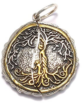 loveyourdiamonds Lebensbaum Anhänger aus 925 Silber