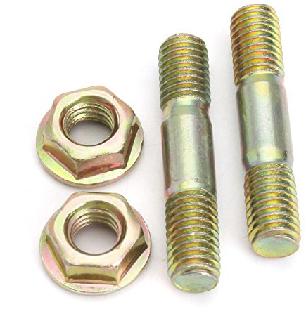Realman 4 pz 530015917 M8 x 1.25 P Catena Guida Bar Stud E Esagonale Flangia Viti Dadi Per Husqvarna 136 137 141 142 36 41 Motoseghe Parti Universali Per 4500 5200 5800 Motoseghe