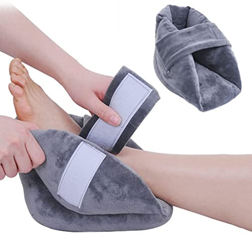 BDXZJ Fersenkissen Pads Fersenschützer Kissen Kissen Bett Sore Kissen Fersenschützer für Füße Fußstiefel für Druck Wunde Und Ferse Geschwür Linderung, 1 Paar
